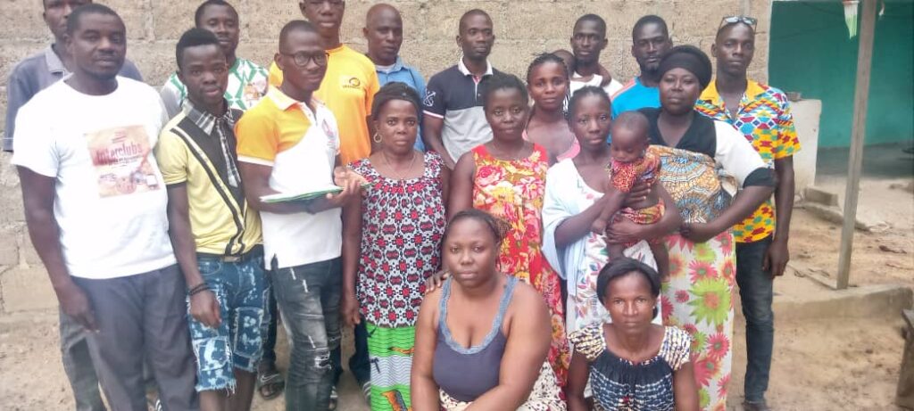 Implantation du parti à Aboisso